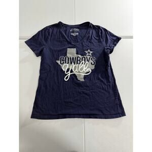 Dallas Cowboys Women’s V Neck Shirt Size Large
